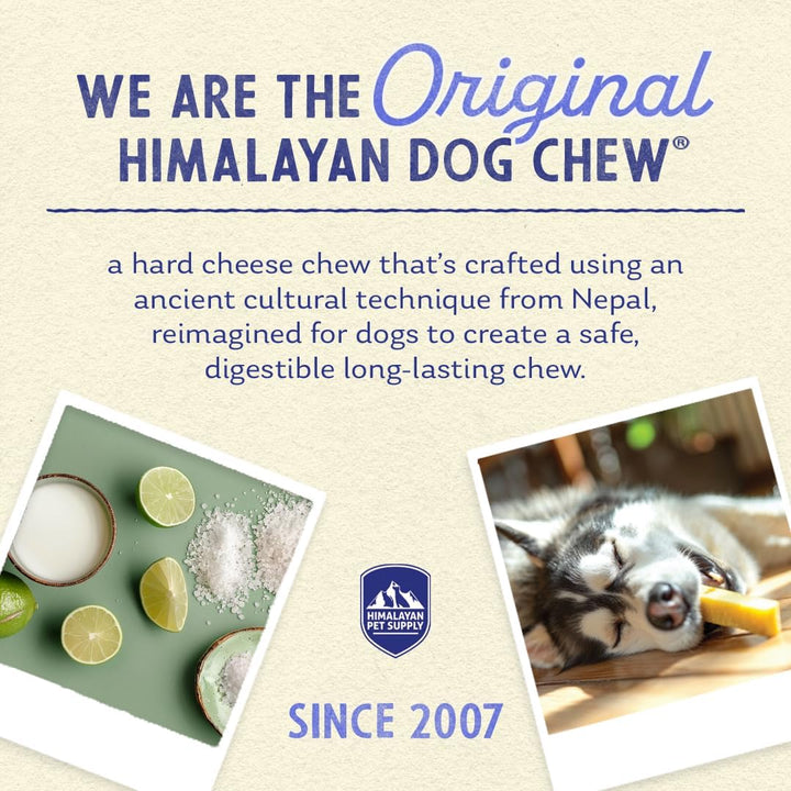 Himalayan Dog Chew Original Yak Cheese Dog Chews Small Dogs 3.3 oz