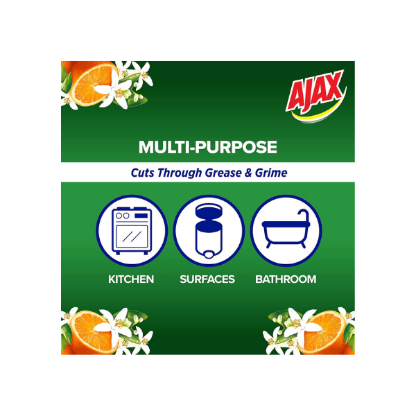 Ajax Multi Purpose Trigger Spray 475 mL Orange Mountain Blossom Household Grade