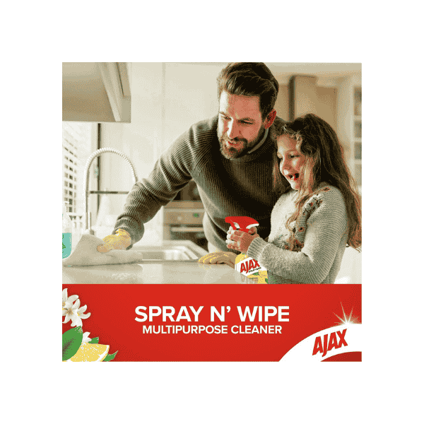 Ajax Multi-Purpose Trigger Spray 500 mL Antibacterial Lemon Citrus Cleaner