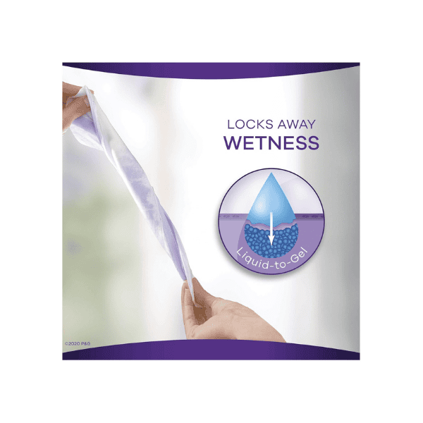 Always Discreet Long Incontinence Pads for Women 10 Count Soft & Secure Protection