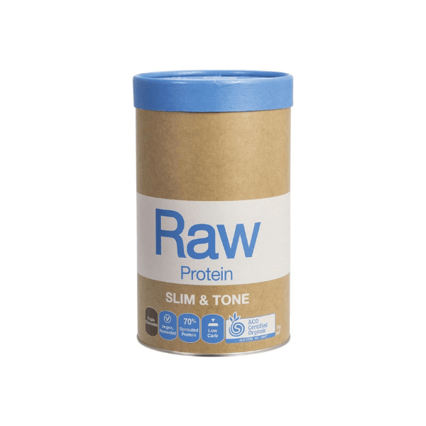 Amazonia Raw Protein Slim & Tone Triple Chocolate Vegan Organic Low-Carb Fermented 21g Protein 1kg