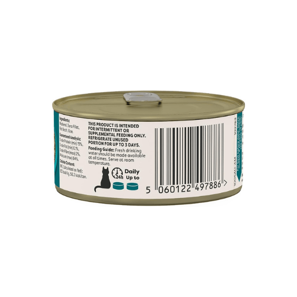 Applaws Natural Wet Cat Food Ocean Fish in Broth 70g Tin Pack of 24 Limited Ingredients