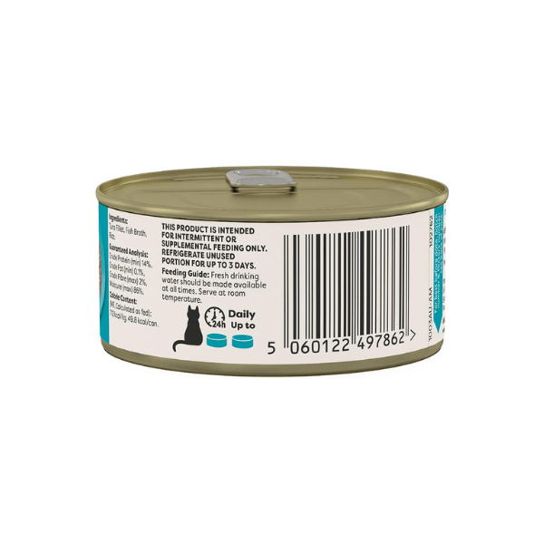 Applaws Tuna Fillet in Broth 100% Natural Wet Cat Food 70g Tins Pack of 24 Limited Ingredients