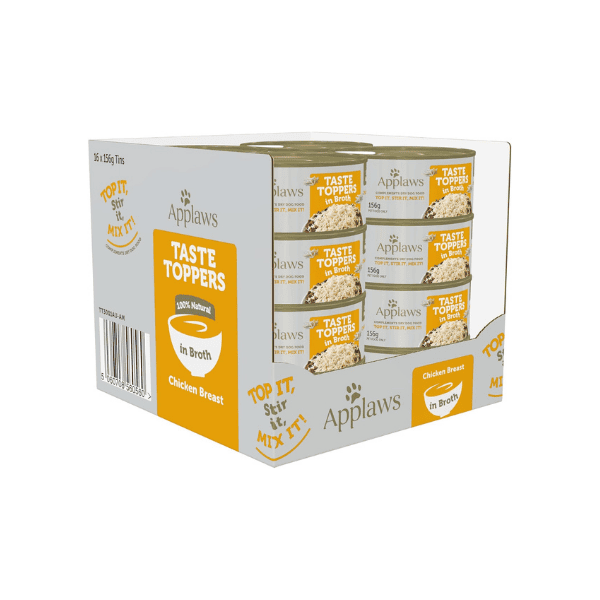 Applaws Chicken Breast in Broth Wet Dog Food Limited Ingredient 156g Tins 16 Pack