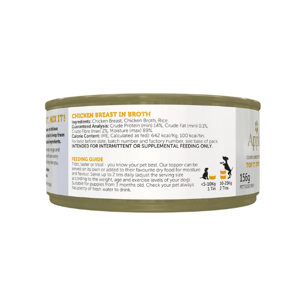 Applaws Chicken Breast in Broth Wet Dog Food Limited Ingredient 156g Tins 16 Pack