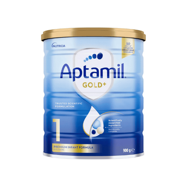 Aptamil Gold+ 1 Infant Formula for Newborns 0-6 Months  900g Unflavored