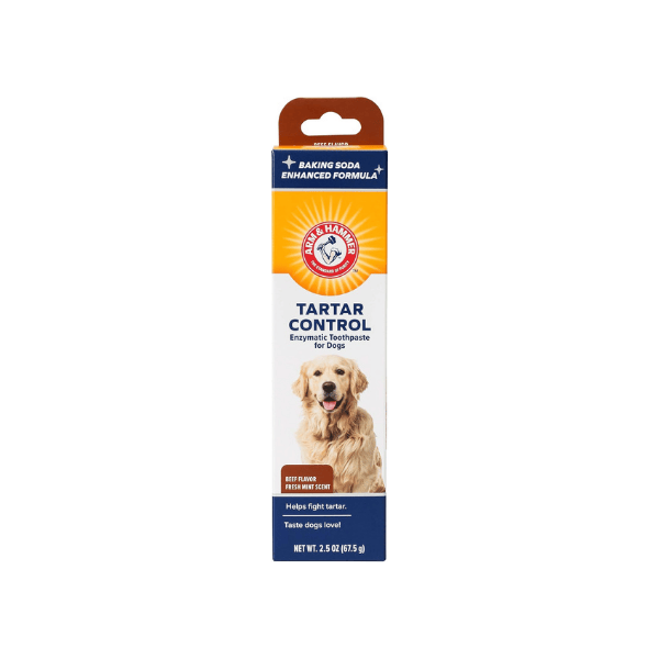 Arm & Hammer Dog Toothpaste 67.5 g Enzymatic Formula with Delicious Beef Flavor