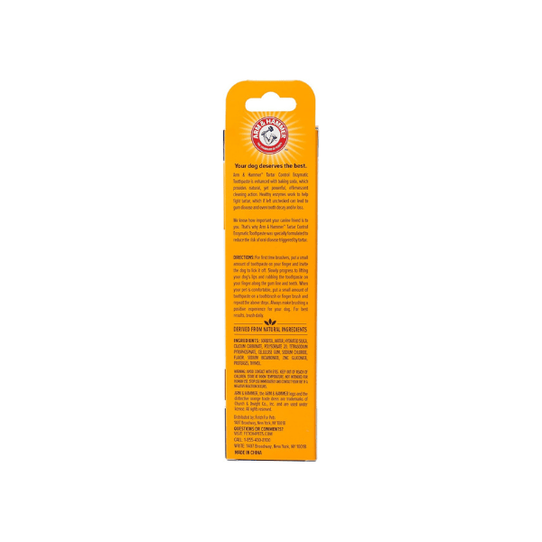 Arm & Hammer Dog Toothpaste 67.5 g Enzymatic Formula with Delicious Beef Flavor