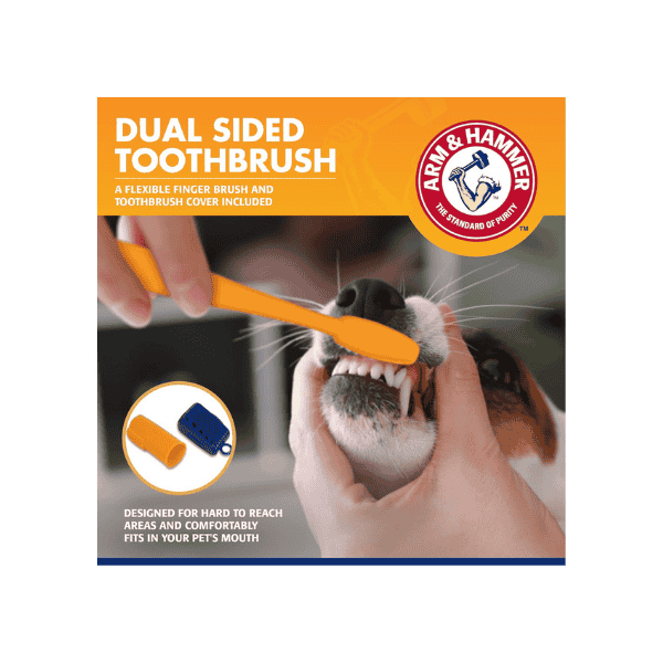 Arm & Hammer Dental Care Kit for Dogs Tartar Defense Made Easy 3-Piece Dental Care Kit