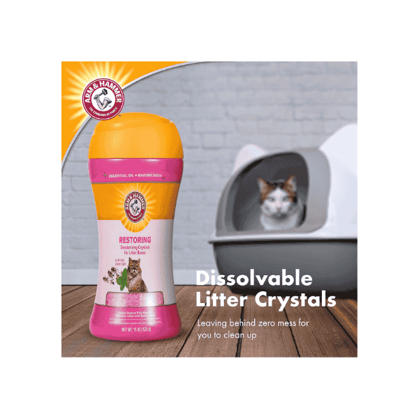 Arm & Hammer Deodorizing Crystals for Cat Litter 425g Odor Neutralizer