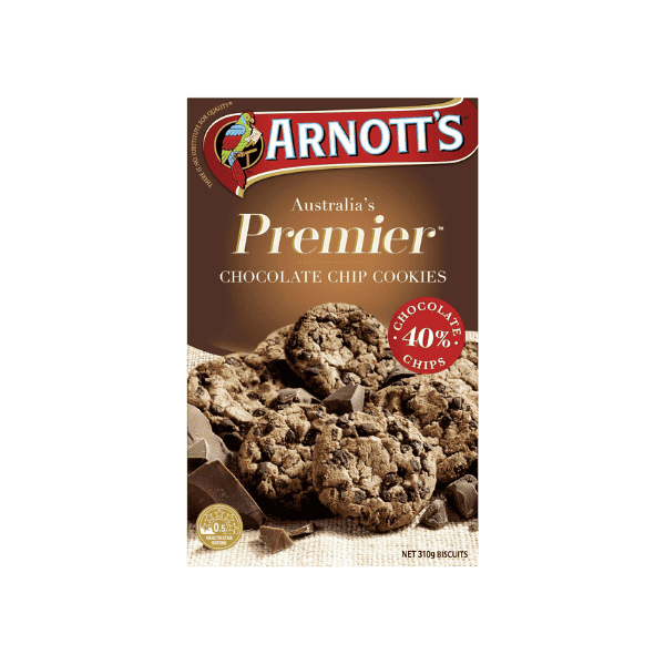 Arnott's Premier Chocolate Chip Cookies Perfect for Sharing 310 g