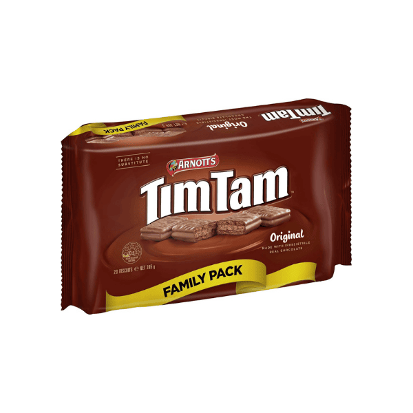 Arnott's Tim Tam Chocolate Biscuits The Ultimate Family Treat 365g