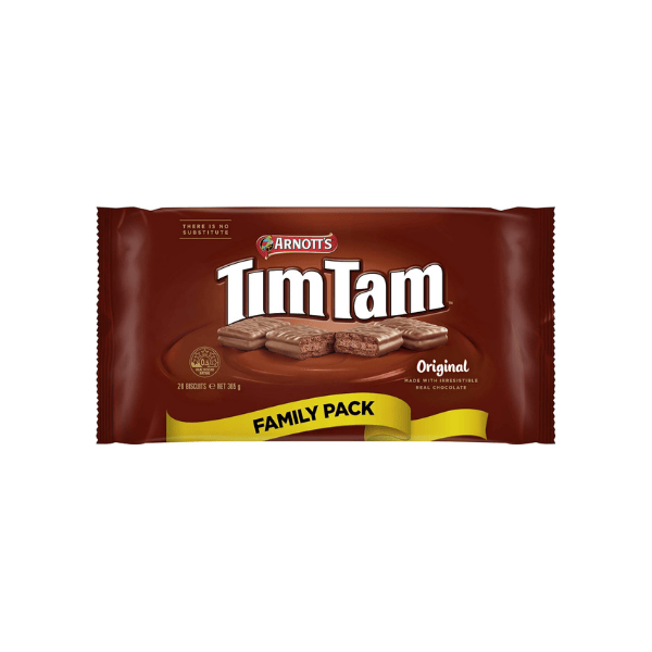 Arnott's Tim Tam Chocolate Biscuits The Ultimate Family Treat 365g