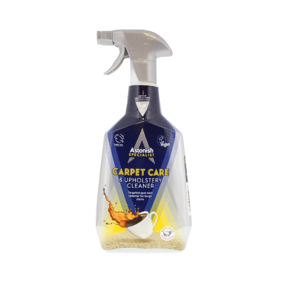 Astonish Carpet & Upholstery Cleaner 750ml  Powerful Cleaner and Synthetic Fabrics