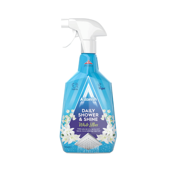 Astonish Daily Shower Shine Cleaner 750ml  Easily Removes Soap Scum and Limescale