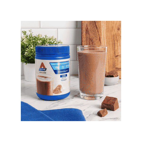 Atkins Chocolate Protein Shake Mix Energizing Low Carb Shake for Keto Dieters