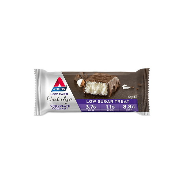 Atkins Endulge Chocolate Coconut Bars Keto Friendly Low Carb High Fiber 5 Pack