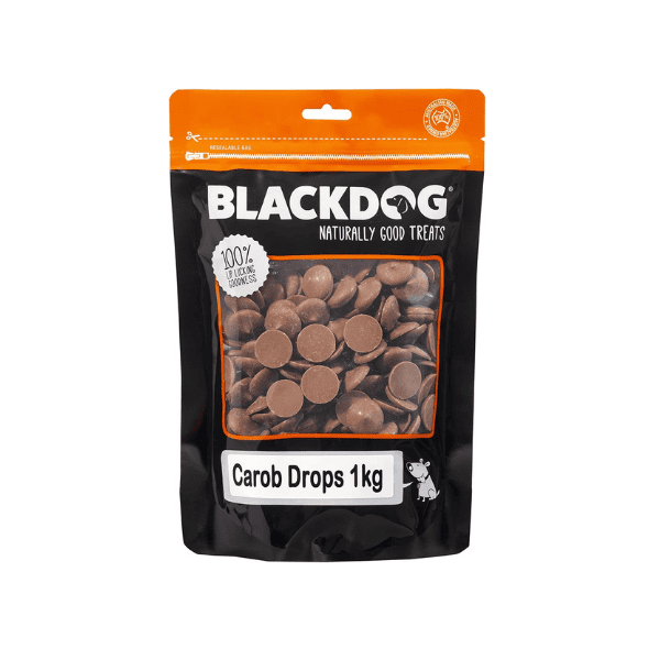 BLACKDOG Carob Drops 1kg and 250g Healthy Treats for Dogs