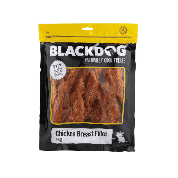 BLACKDOG Chicken Breast Premium Dog Treats 1kg