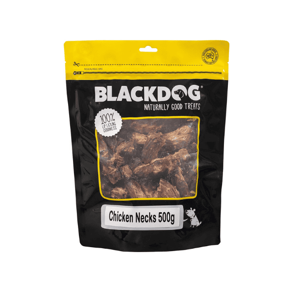 BLACKDOG Chicken Necks 500g Healthy Chews for Dogs