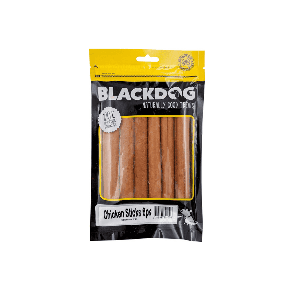 BLACKDOG Chicken Sticks 6 Pack Delicious Treats for Dogs