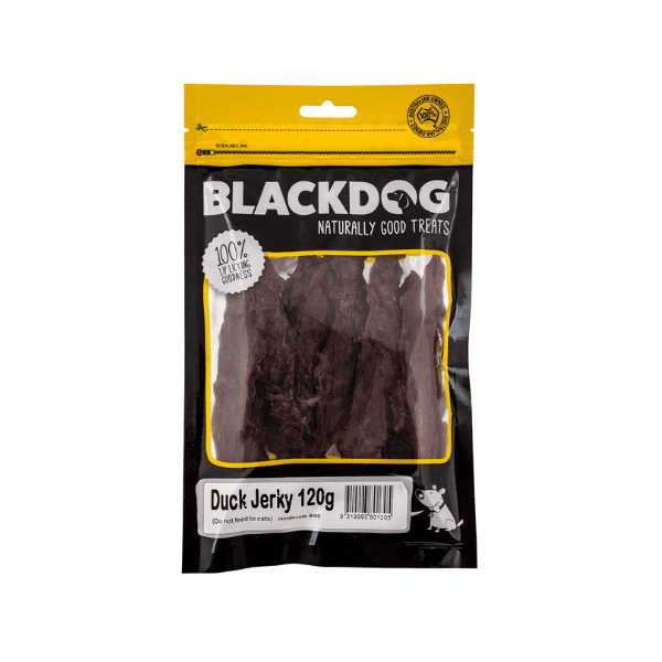 BLACKDOG Duck Jerky 120g Delicious Treats for Dogs