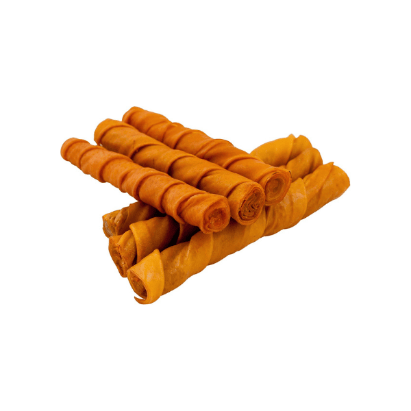 BLACKDOG Pork Twists 4 Pack Tasty Treats for Dogs