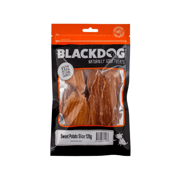 BLACKDOG Sweet Potato Slice 120g  Healthy Dog Treats