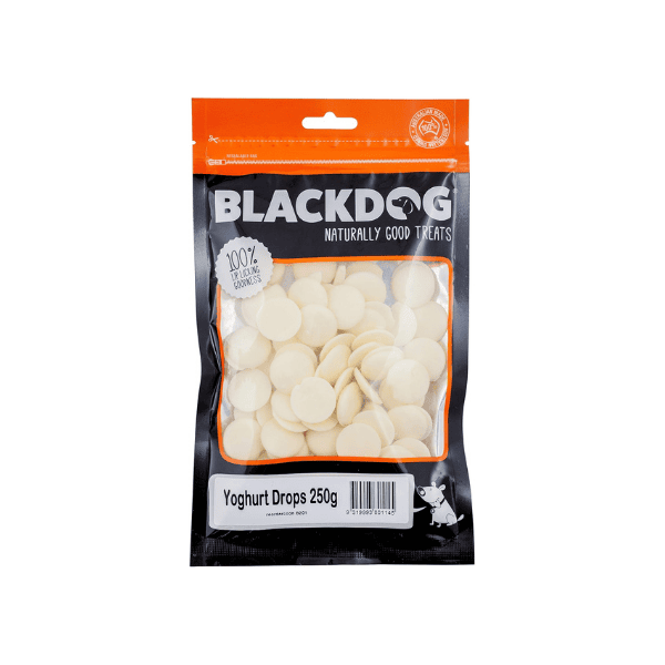 BLACKDOG Yoghurt Drops 250g Creamy Treats for Dogs