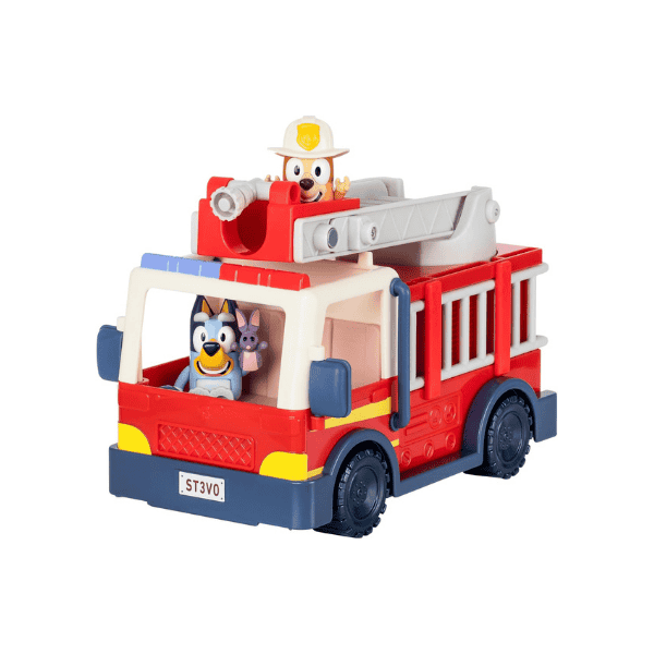 BLUEY Firetruck Set Firefighter Figures and Fun Accessories for Kids