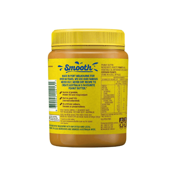 Bega Core Smooth Peanut Butter 755g