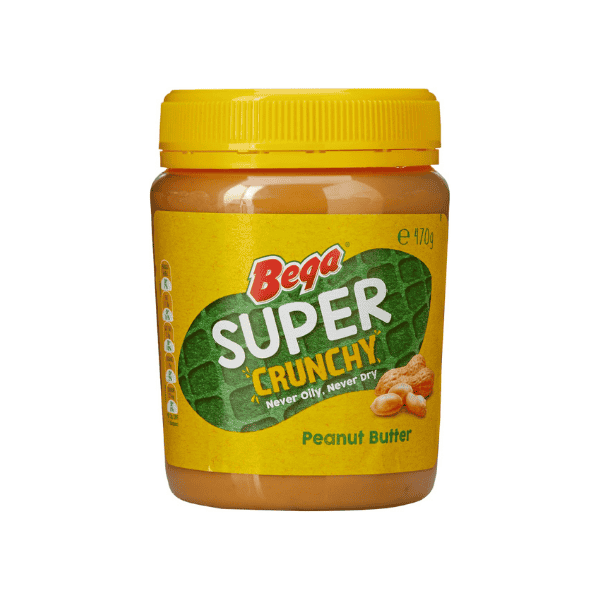 Bega Super Crunchy Peanut Butter 470g