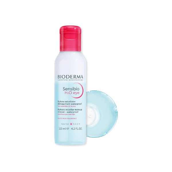 Bioderma Sensibio H2O Eye Biphasic Micellar Water for Waterproof Makeup Removal 125ml