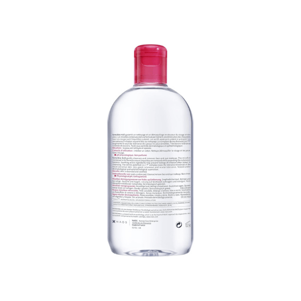 Bioderma Sensibio H2O Micellar Water Soothing Makeup Remover & Face Cleanser for Sensitive Skin 500ml