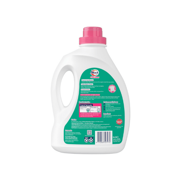 Biozet Attack Plus 2L Softener Detergent Enhanced Cleaning for Soft Fabrics