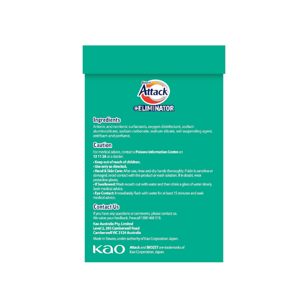 Biozet Attack Regular Laundry Powder 6kg Exceptional Cleaning Power