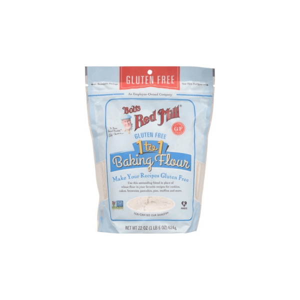 Bob's Red Mill Gluten-Free 1-to-1 Baking Flour 624g – Perfect for Easy Flavor-Free Baking