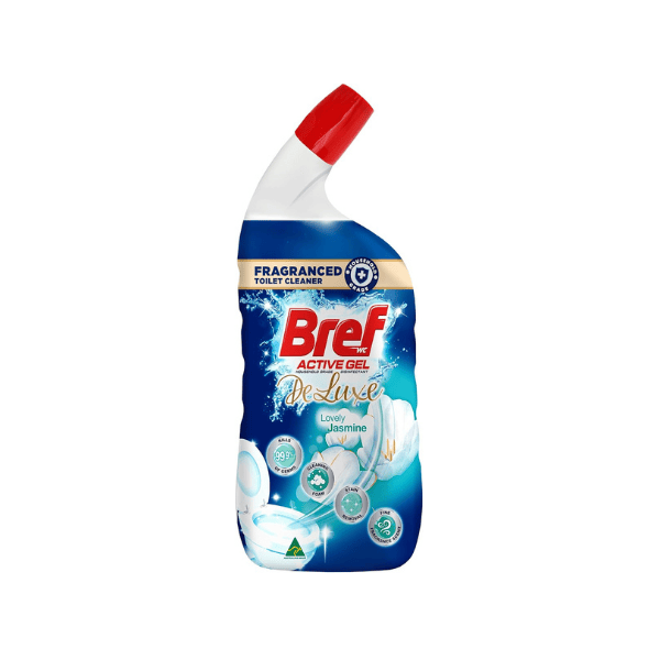 Lovely Jasmine 600mL Bref Deluxe Active Gel Toilet Cleaner