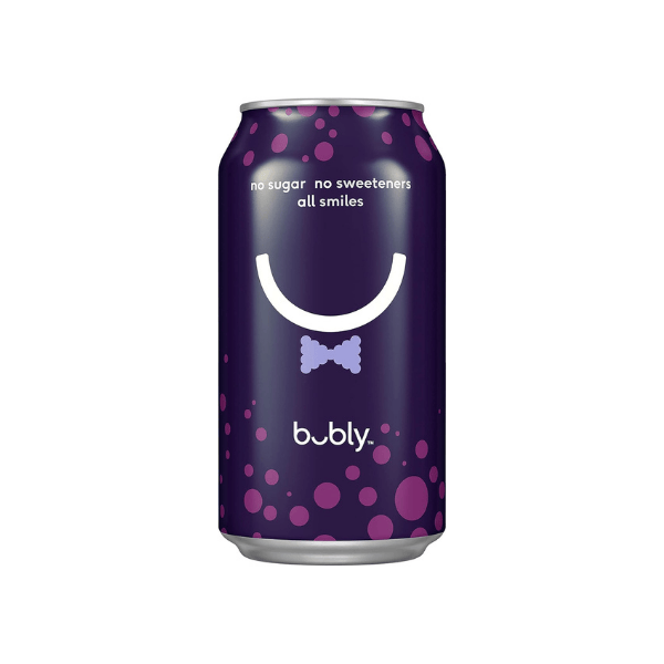 Bubly Blackberry Sparkling Water 375ml Pack of 8