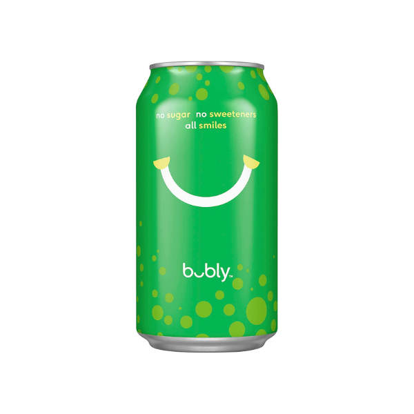 Bubly Lime Sparkling Water 375ml Pack of 8