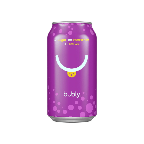 Bubly Passionfruit Sparkling Water 375ml Pack of 8