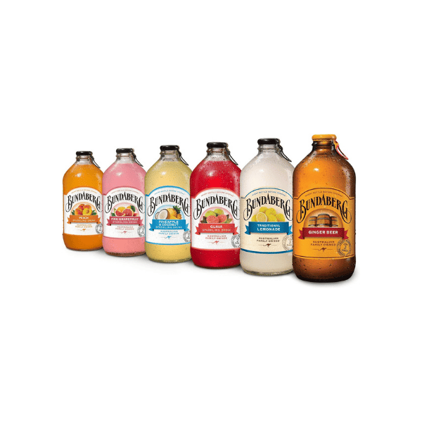 Bundaberg Summer Edition Variety Pack 12 x 375ml Refreshing Flavors