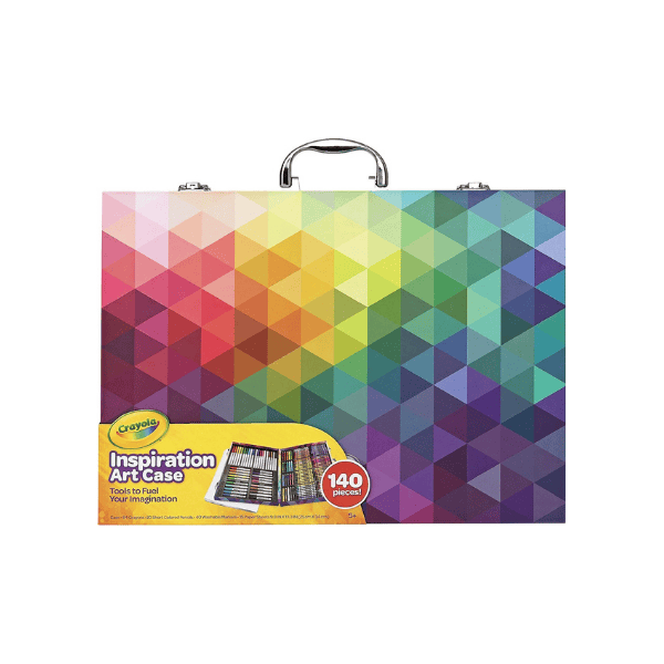 CRAYOLA Inspiration Art Case Portable 140-Piece Coloring Set for Kids