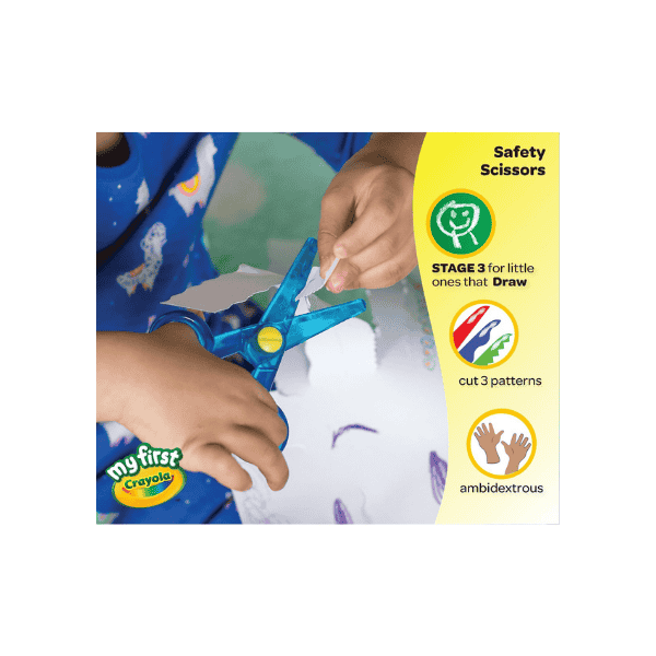 Crayola My First Safety Scissors Perfect for Toddler Craft Projects