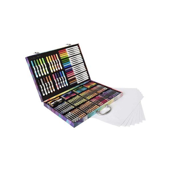 CRAYOLA Inspiration Art Case Portable 140-Piece Coloring Set for Kids