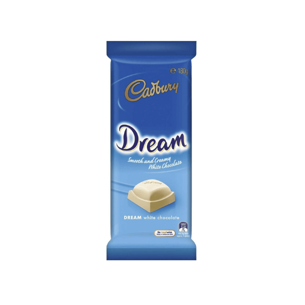 Cadbury Dream Chocolate 180g The Perfect Treat for White Chocolate Lovers