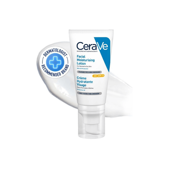 CeraVe Facial Moisturising Lotion AM SPF 15 Daily Face Moisturiser 52ml