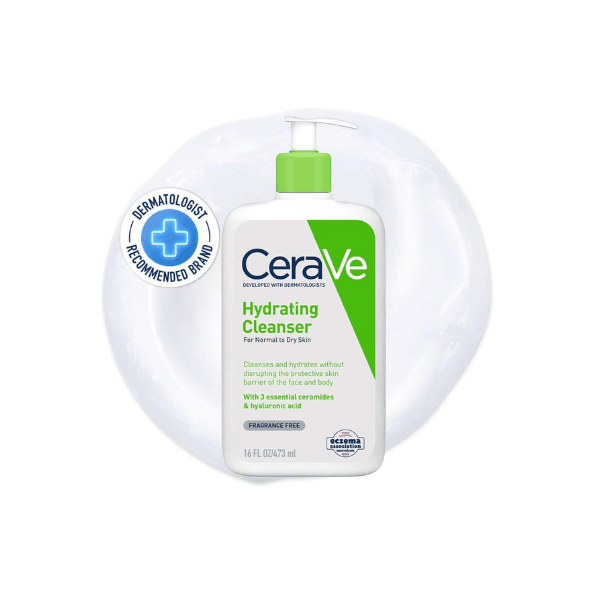 CeraVe Hydrating Cleanser Face Wash for Normal to Dry Skin 473ml