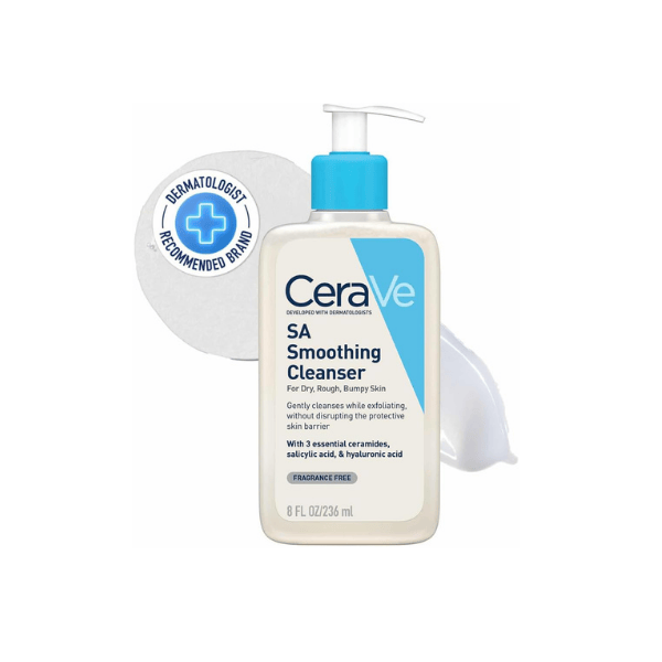 CeraVe SA Smoothing Cleanser 236ml Face Wash for Dry skin