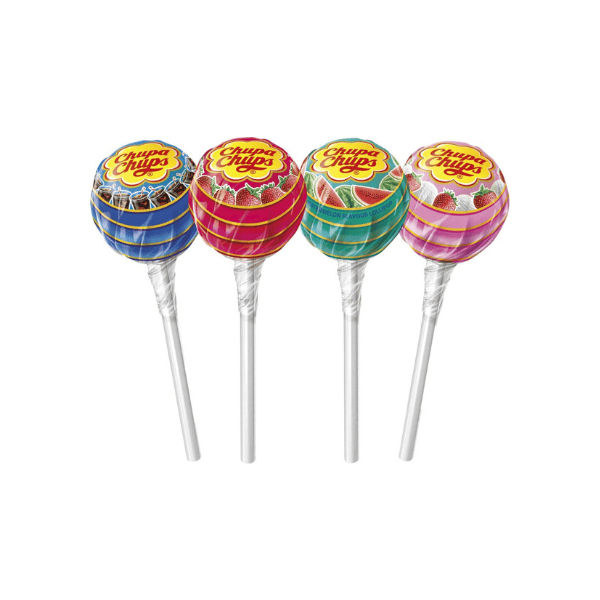 Chupa Chups Best of Lollipops 8 Lollipops of Colorful Flavor